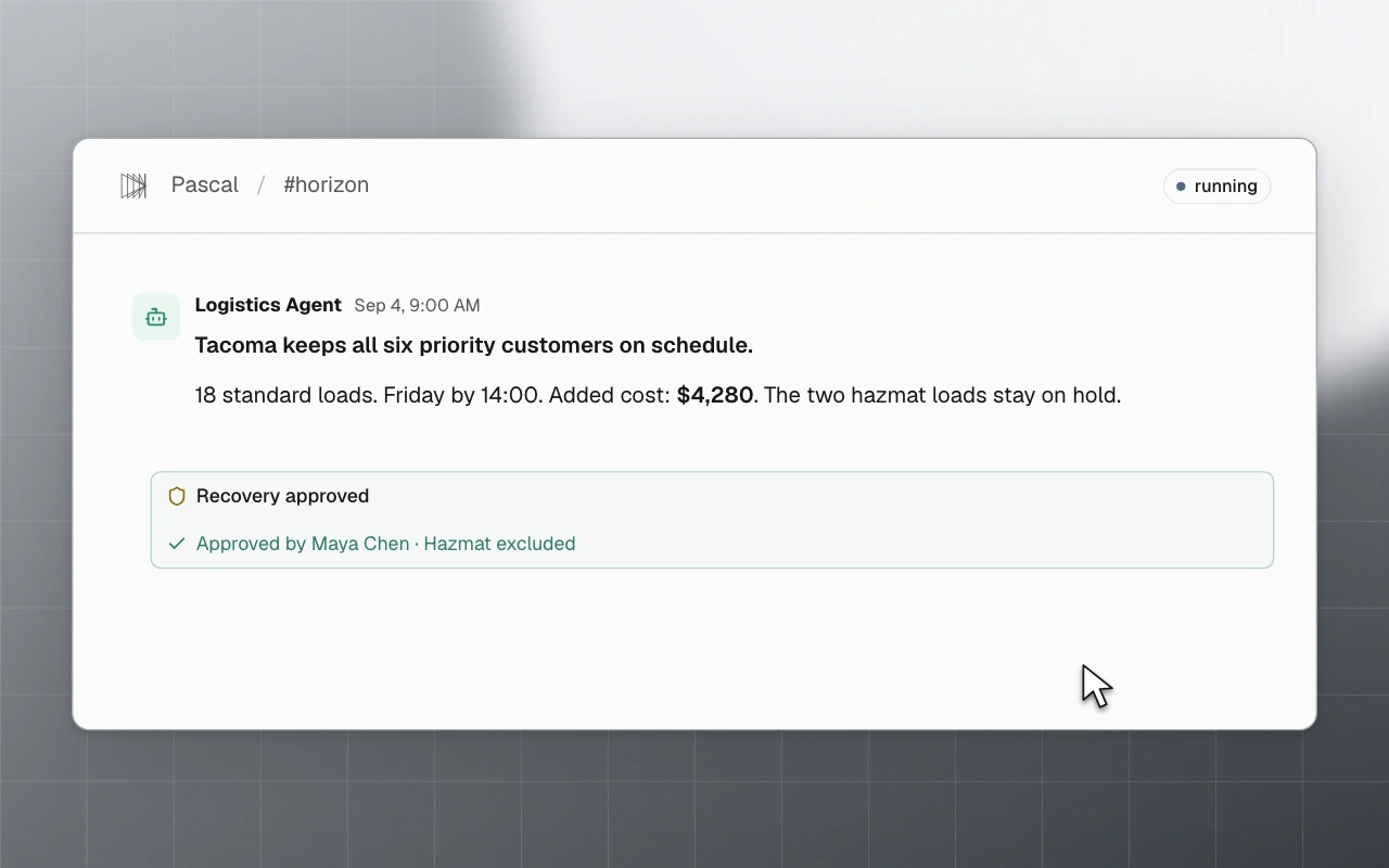 Native Workroom review preview with shipment data; no external action is submitted.